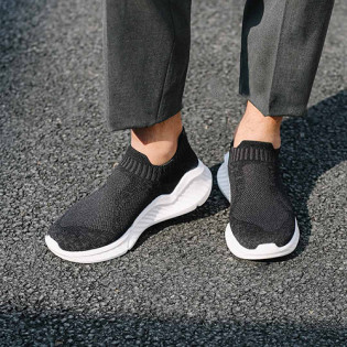 FREETIE Antibacterial Waterproof Ultralight Running Shoes Gray